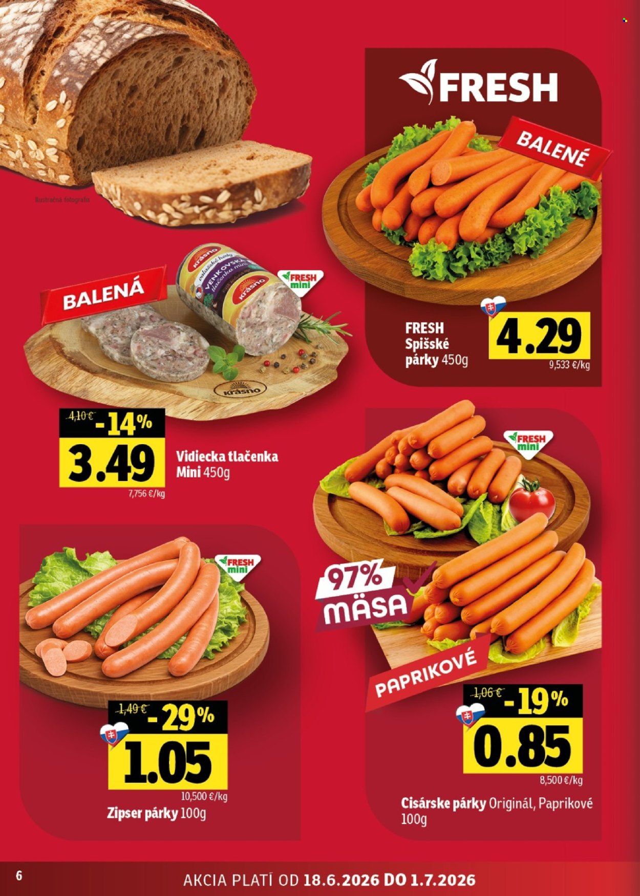 Leták FRESH - 18.6.2026 - 1.7.2026. Strana 6
