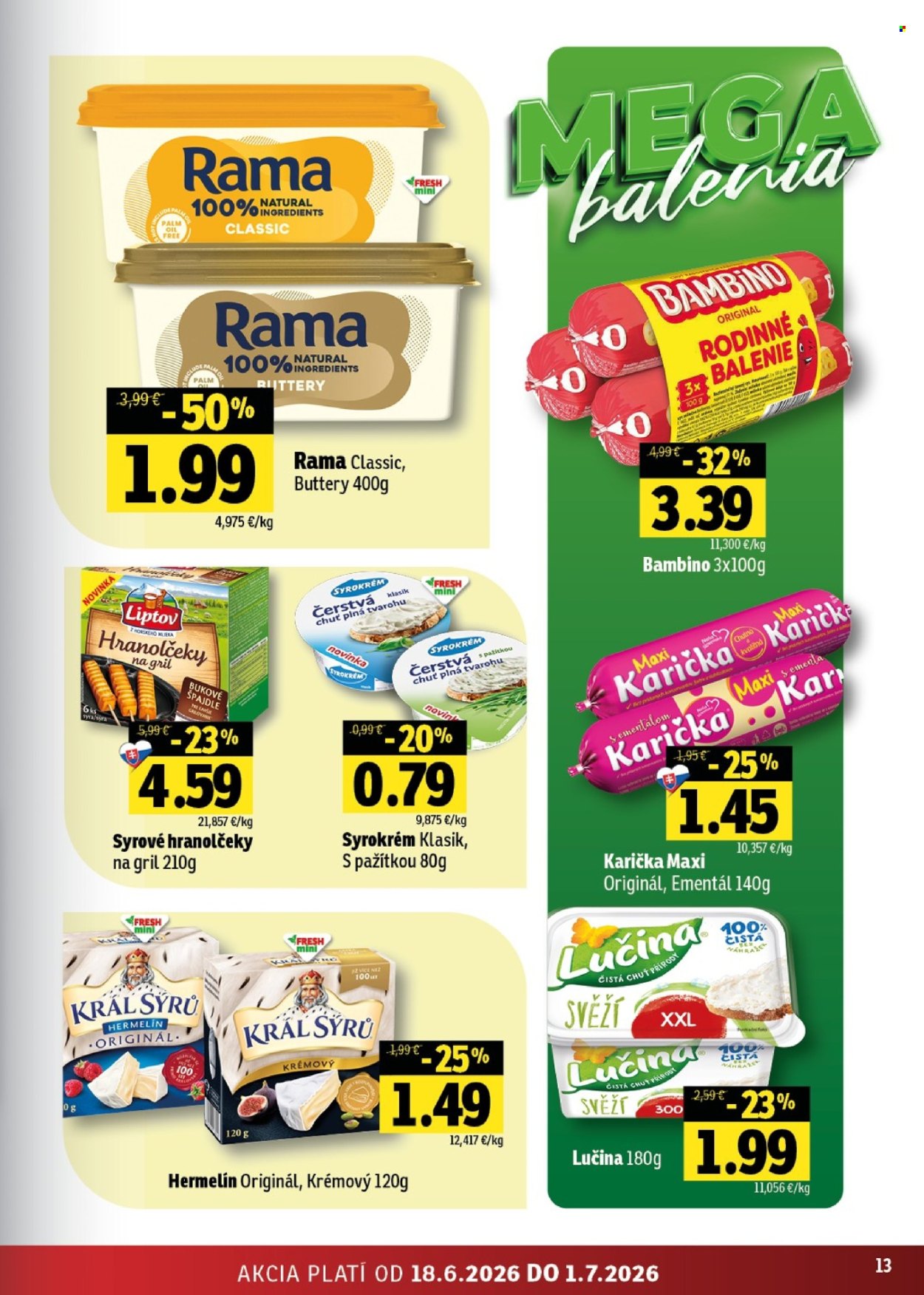 Leták FRESH - 18.6.2026 - 1.7.2026. Strana 13