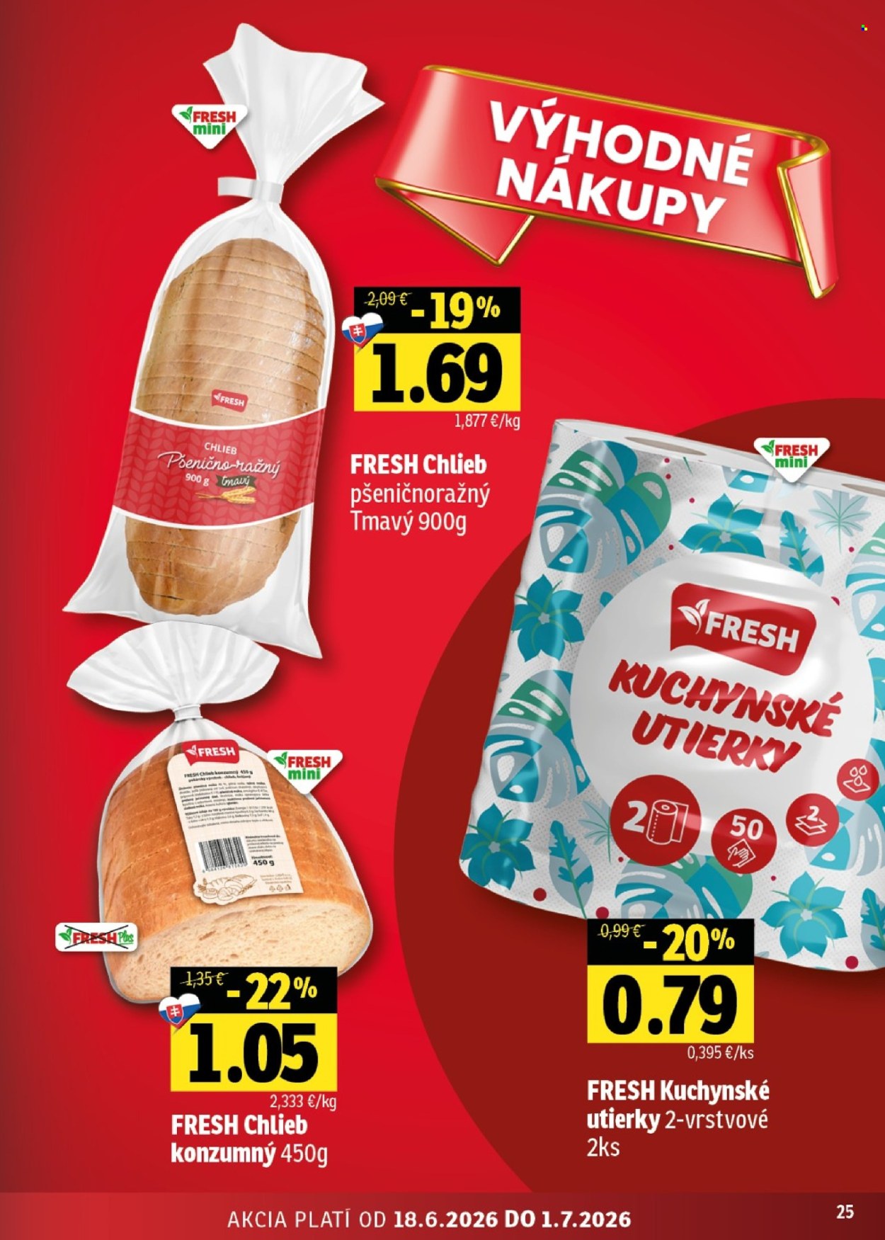 Leták FRESH - 18.6.2026 - 1.7.2026. Strana 25