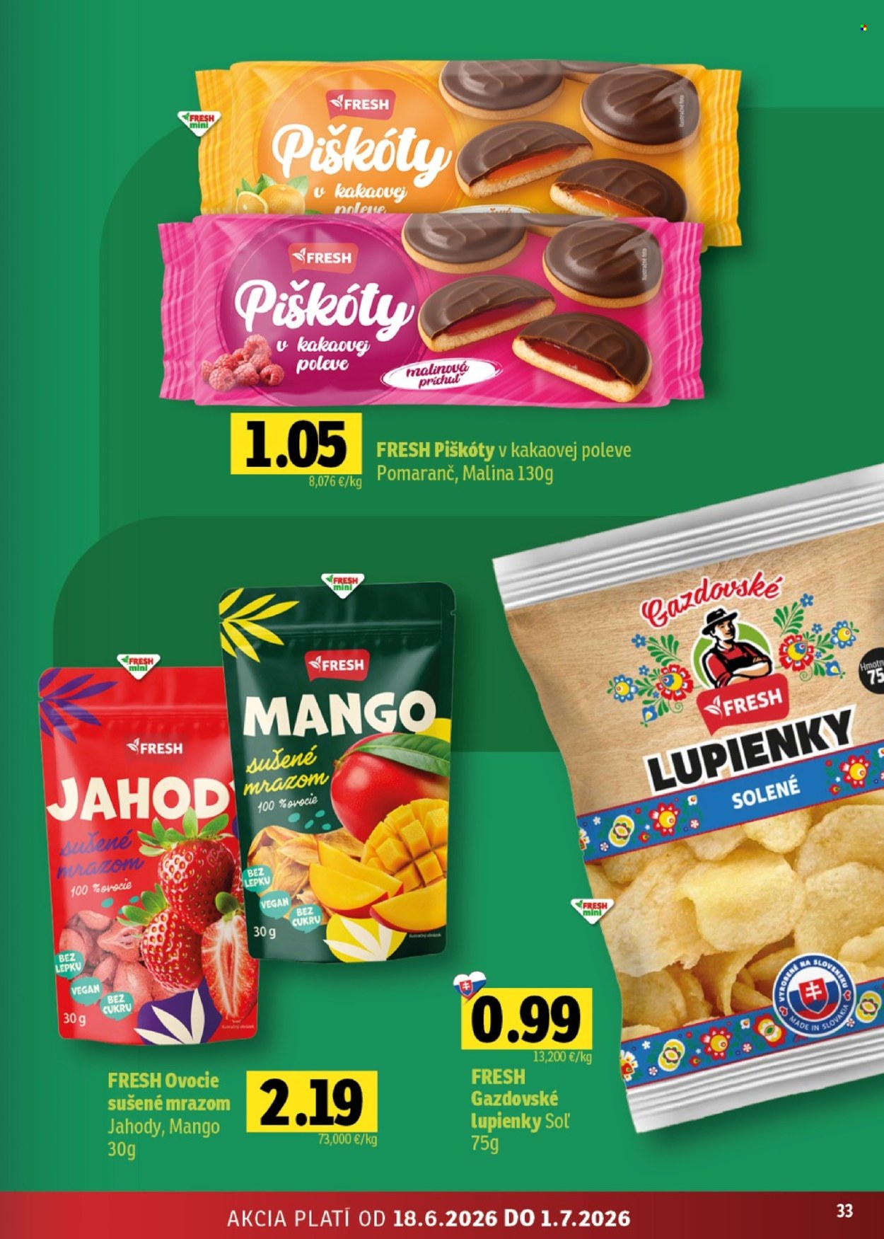 Leták FRESH - 18.6.2026 - 1.7.2026. Strana 33