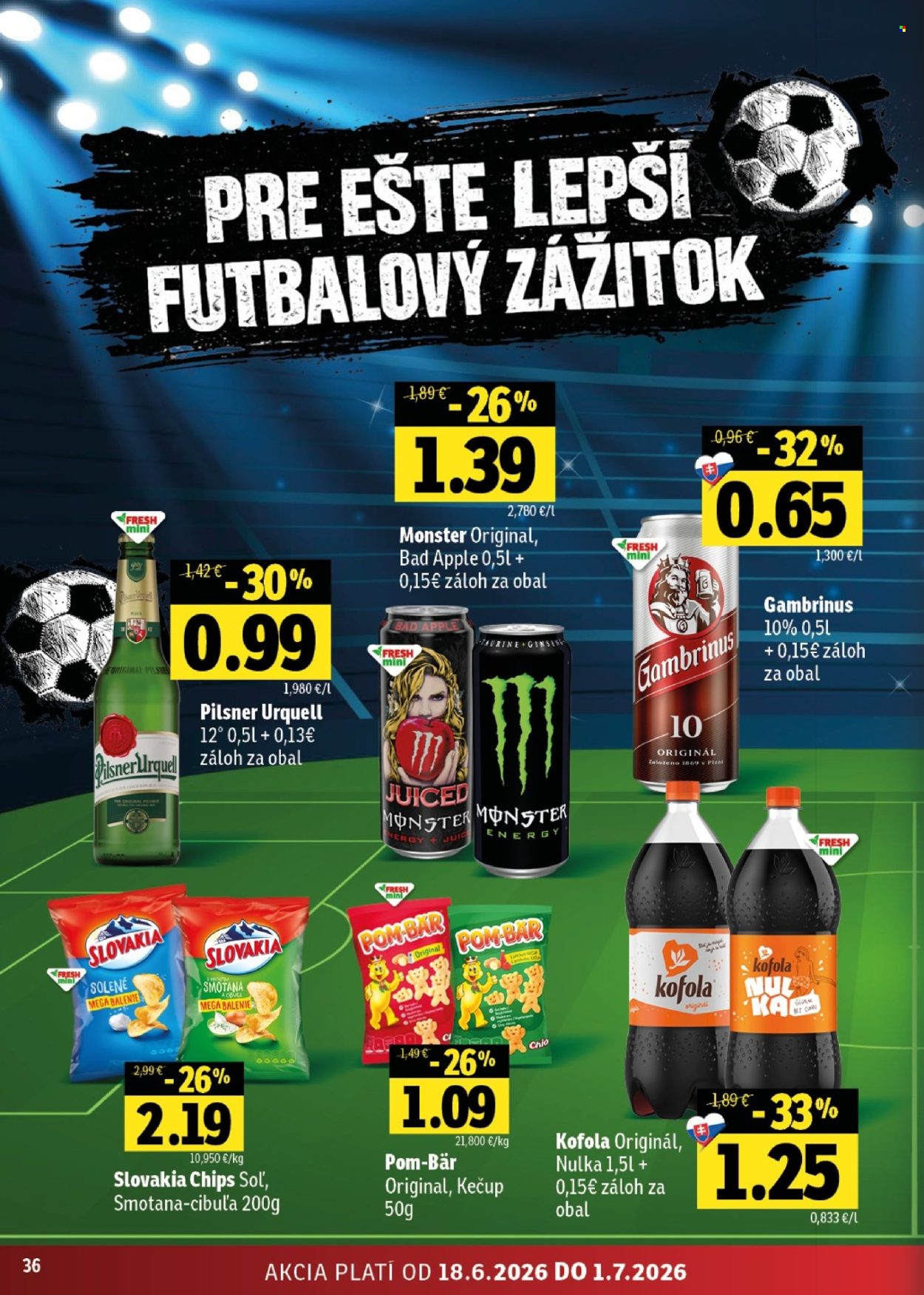 Leták FRESH - 18.6.2026 - 1.7.2026. Strana 36