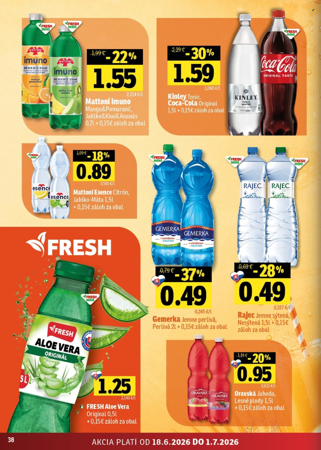 Leták FRESH - 18.6.2026 - 1.7.2026. Strana 38