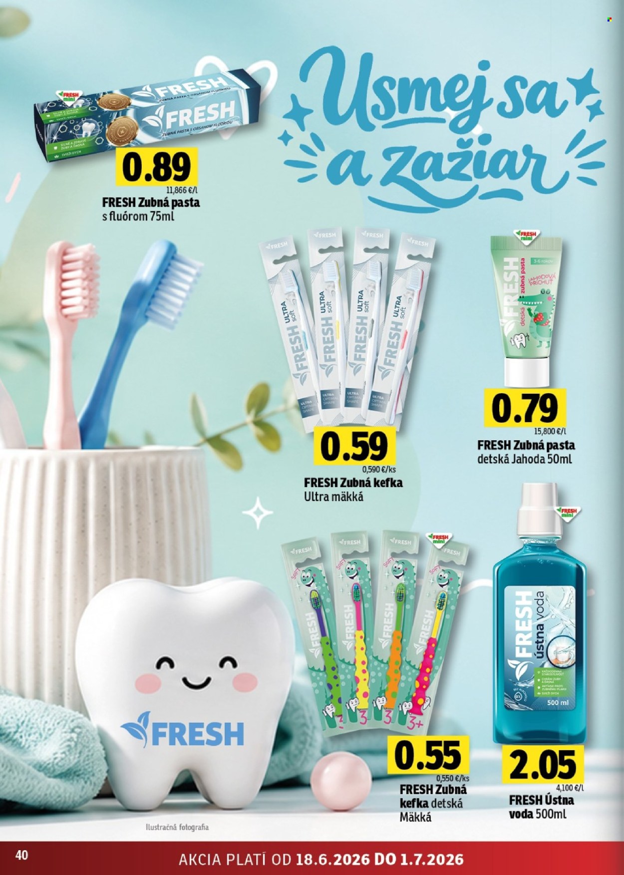 Leták FRESH - 18.6.2026 - 1.7.2026. Strana 40