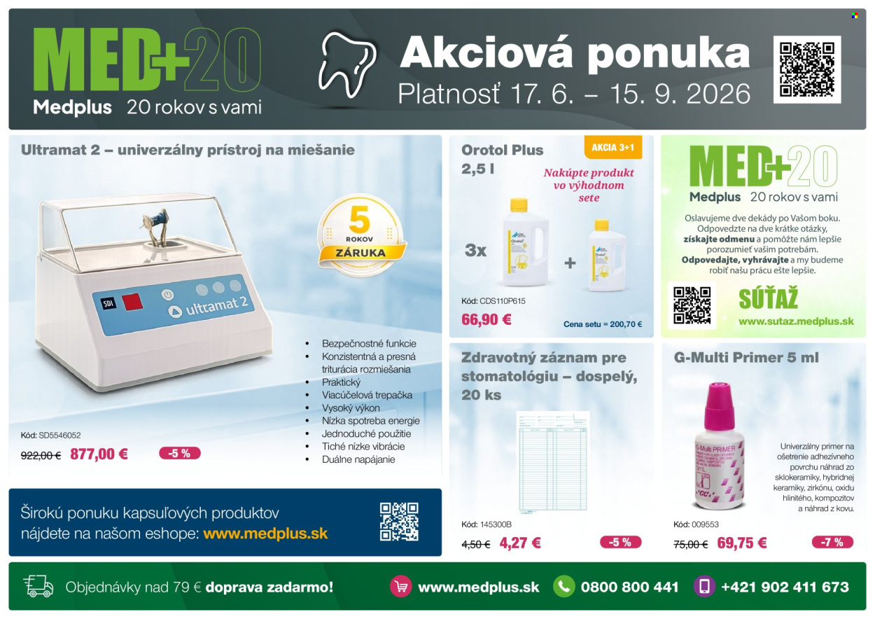 Leták Medplus - 17.6.2026 - 15.9.2026. Strana 1