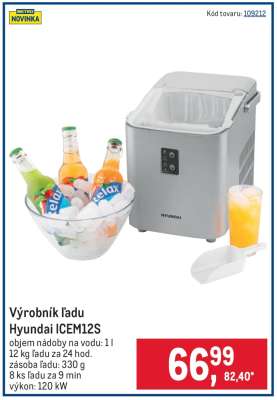 Výrobník ľadu Hyundai ICEM12S