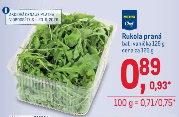 Rukola praná