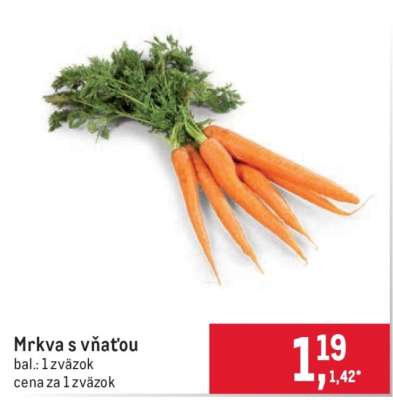 Mrkva s vňaťou