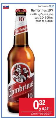 Gambrinus 10%