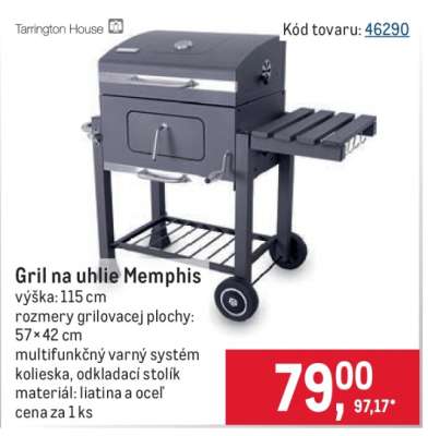 Gril na uhlie Memphis