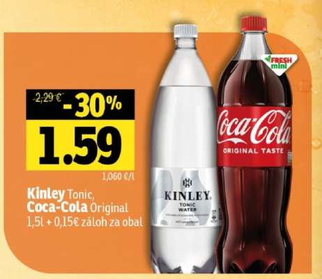 Kinley Tonic, Coca-Cola Original