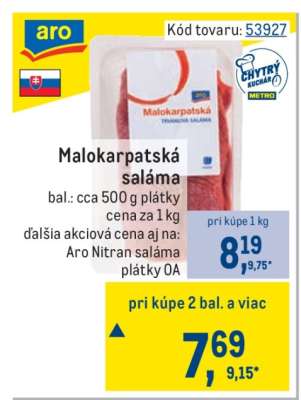 Malokarpatská saláma