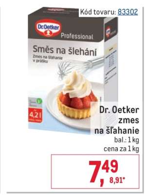 Dr.Oetker Zmes na šľahanie