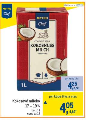 Kokosové mlieko