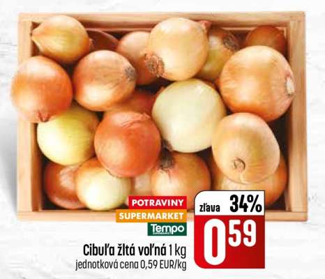 CIBUĽA ŽLTÁ VOĽNÁ 1 kg