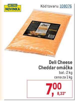 Deli Cheese Cheddar omáčka