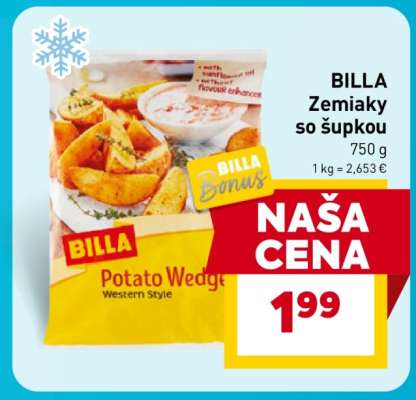 BILLA zemiaky so šupkou