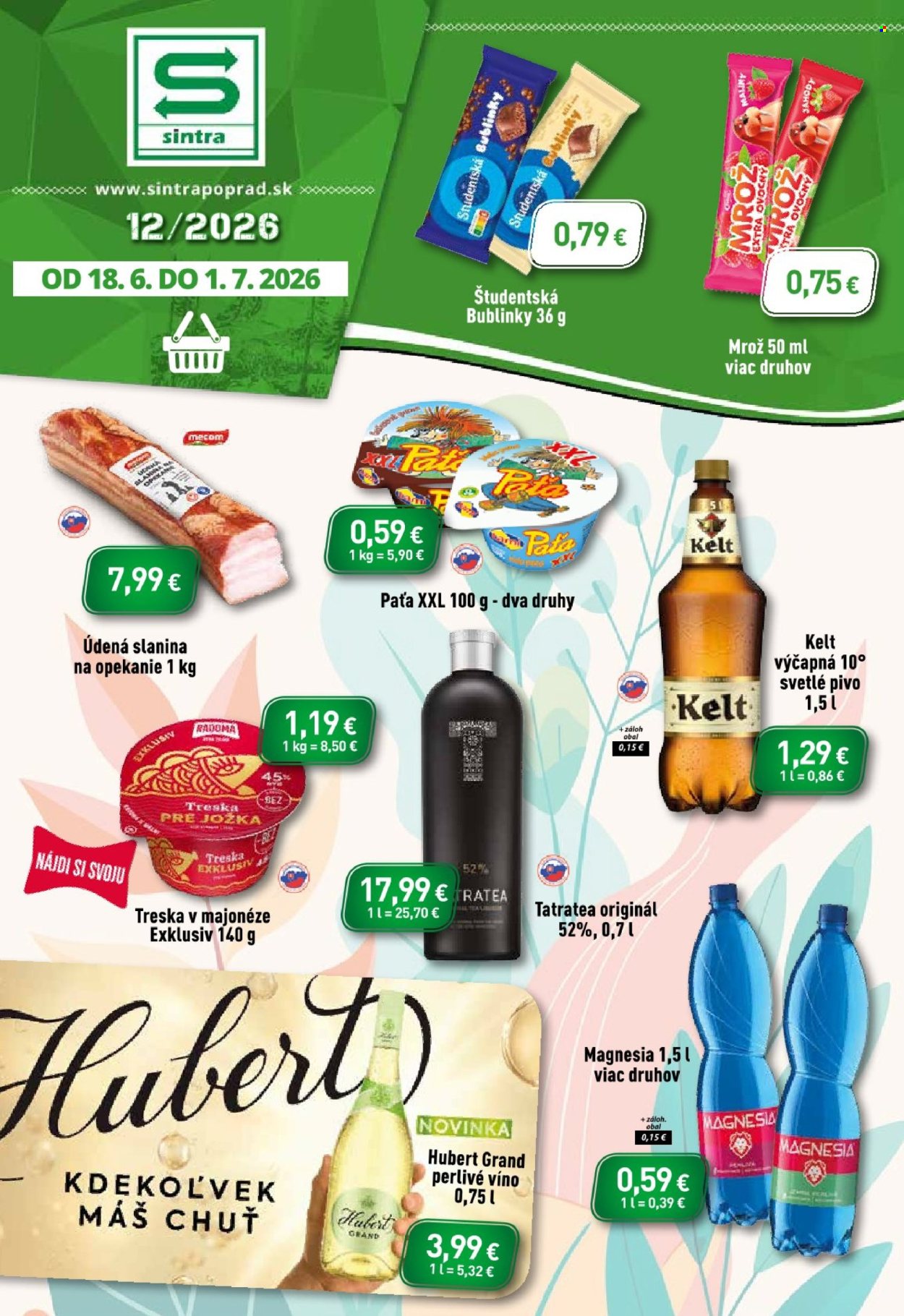 Leták Sintra - 18.6.2026 - 1.7.2026. Strana 1