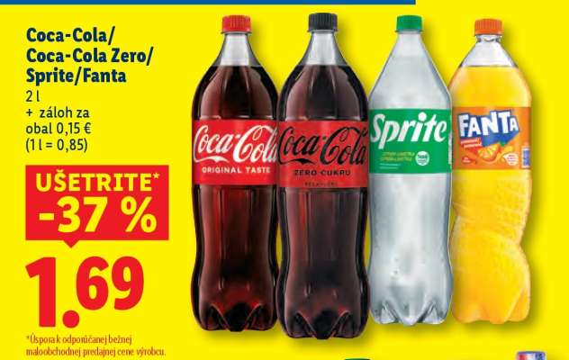 Coca Cola/ Coca Cola Zero / Sprite / Fanta