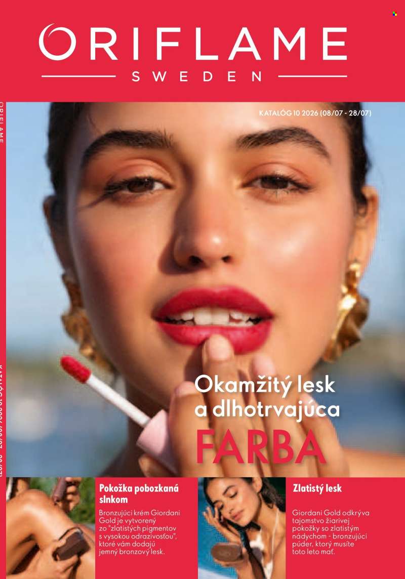 Leták Oriflame - 8.7.2026 - 28.7.2026.