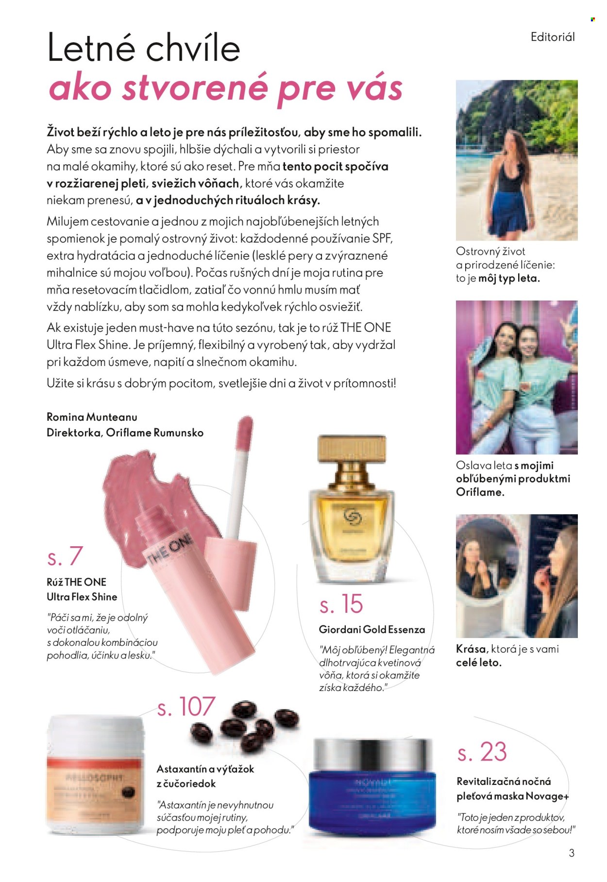 Leták Oriflame - 8.7.2026 - 28.7.2026. Strana 3