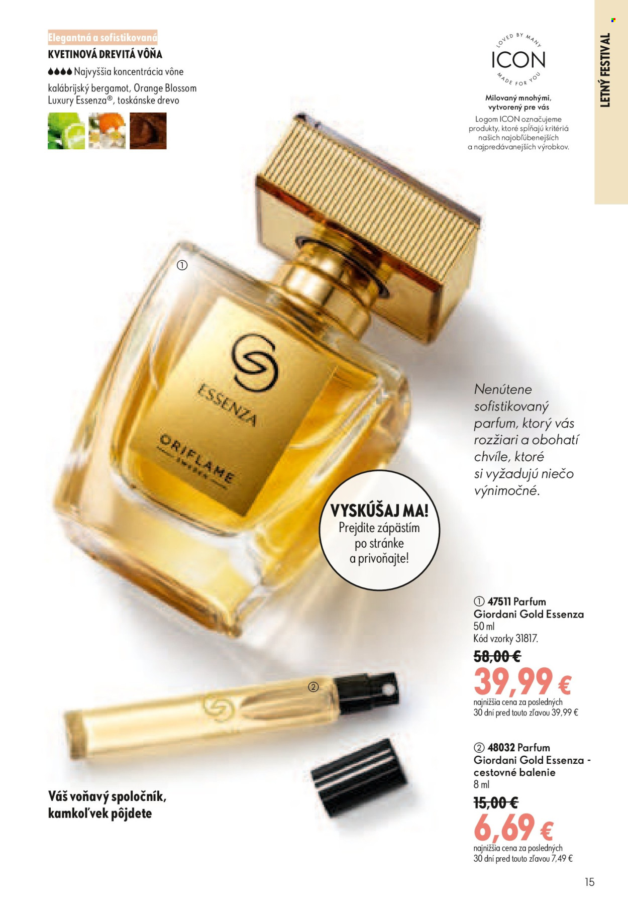 Leták Oriflame - 8.7.2026 - 28.7.2026. Strana 15
