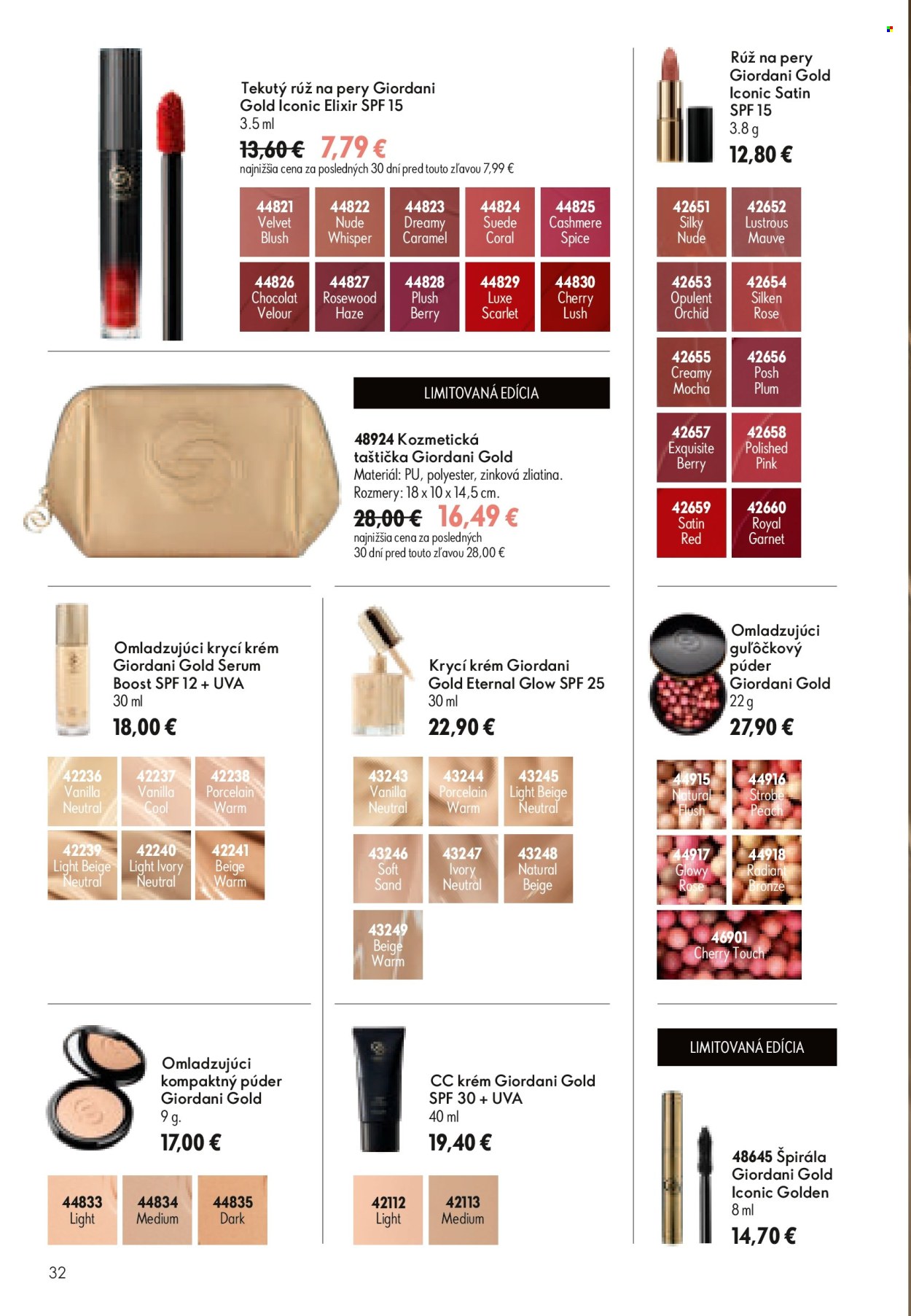 Leták Oriflame - 8.7.2026 - 28.7.2026. Strana 32