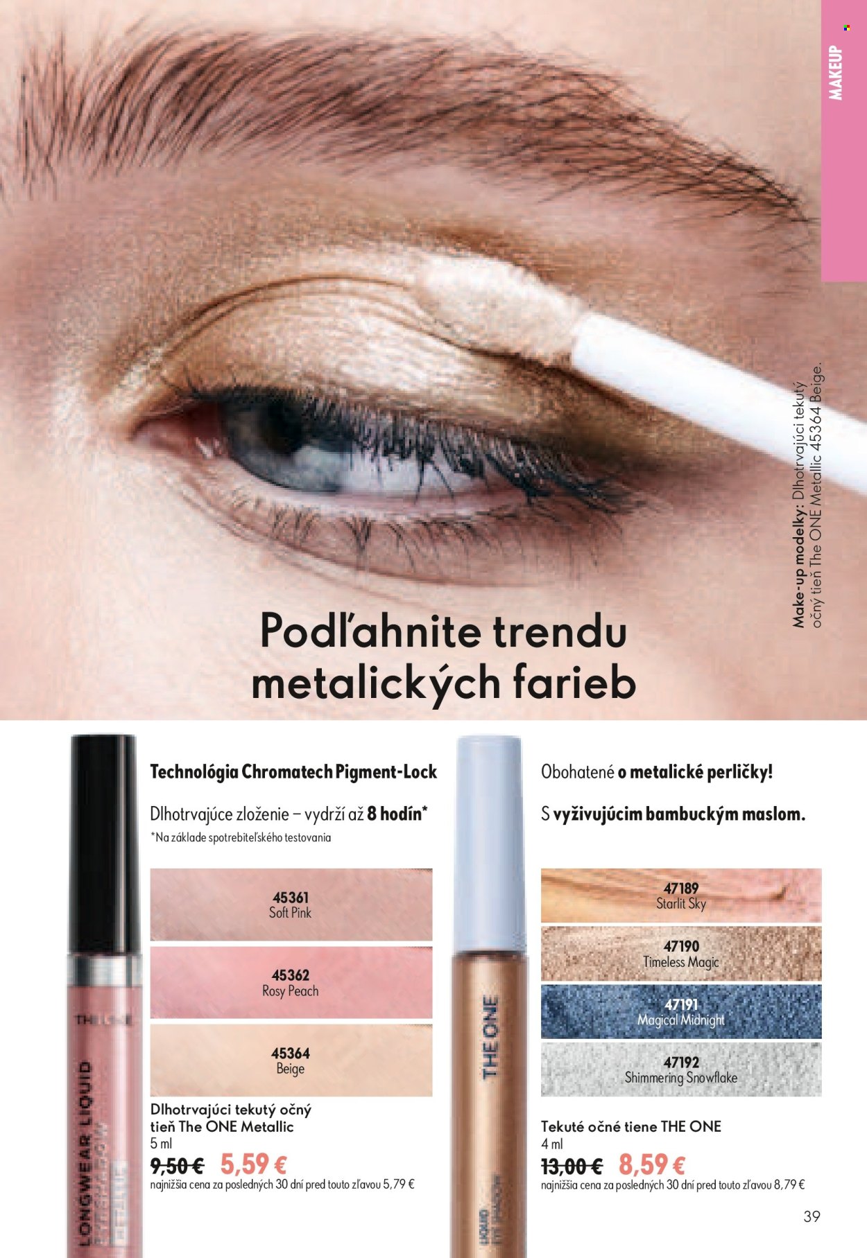 Leták Oriflame - 8.7.2026 - 28.7.2026. Strana 39