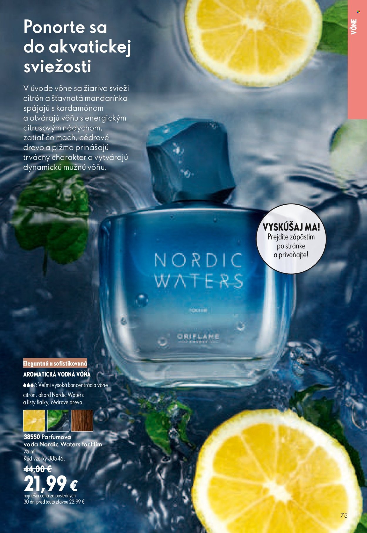 Leták Oriflame - 8.7.2026 - 28.7.2026. Strana 75