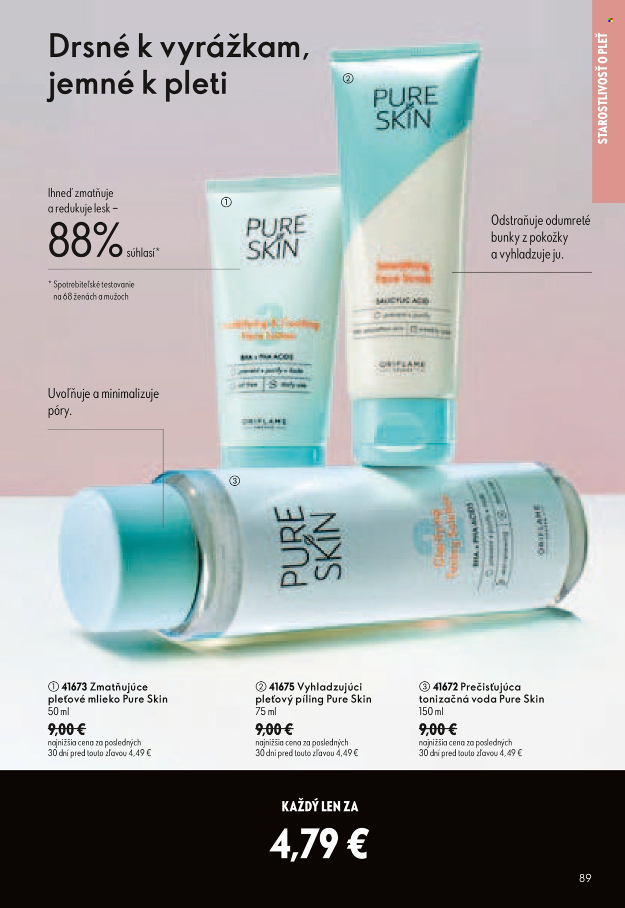 Leták Oriflame - 8.7.2026 - 28.7.2026. Strana 89