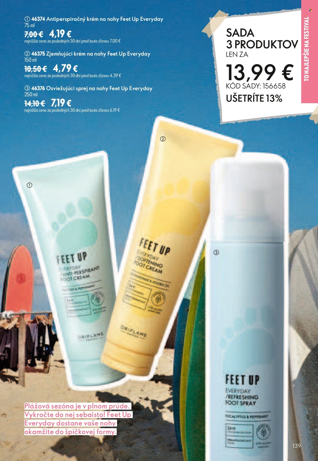 Leták Oriflame - 8.7.2026 - 28.7.2026. Strana 139