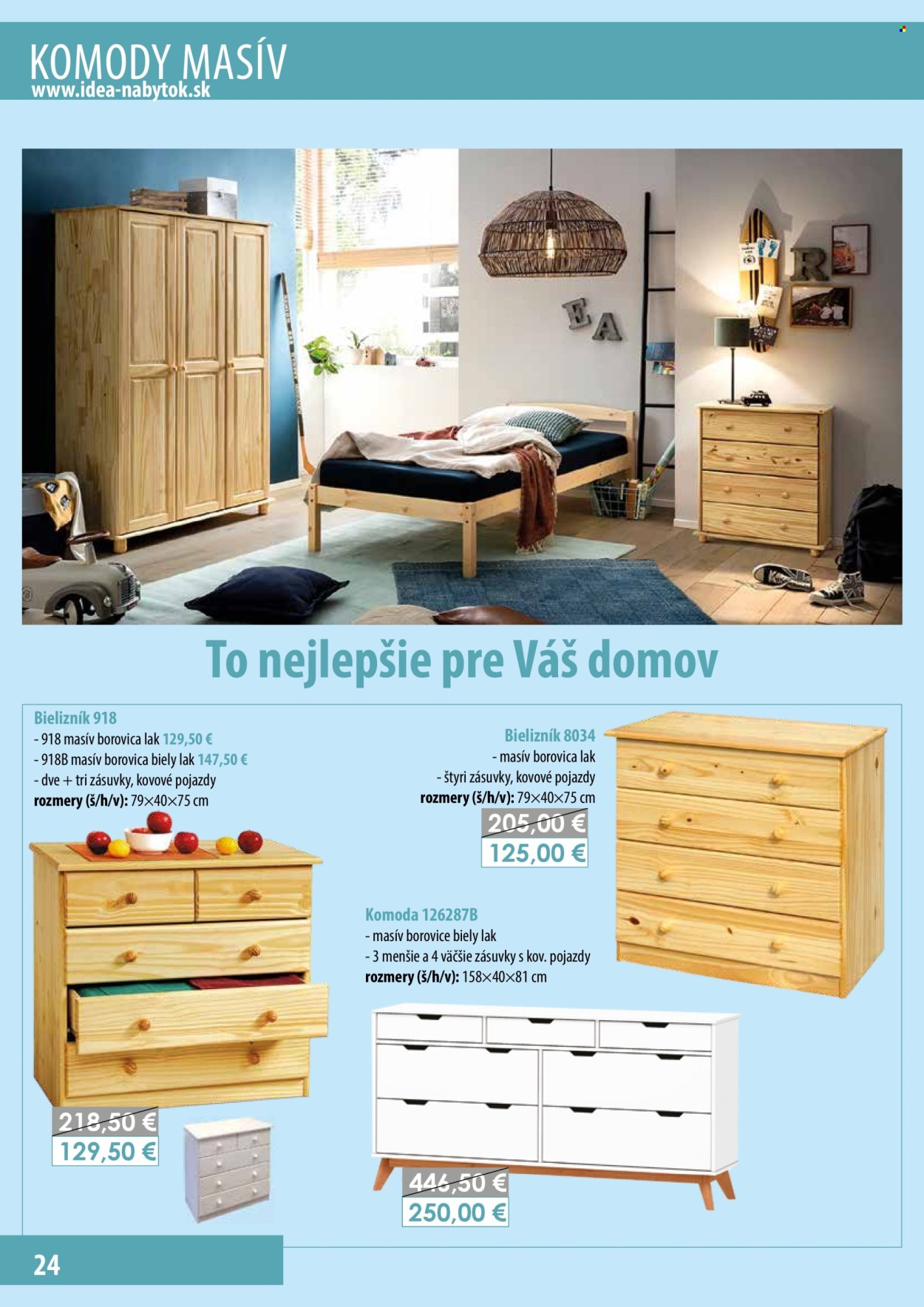 Leták IDEA nábytok. Strana 24