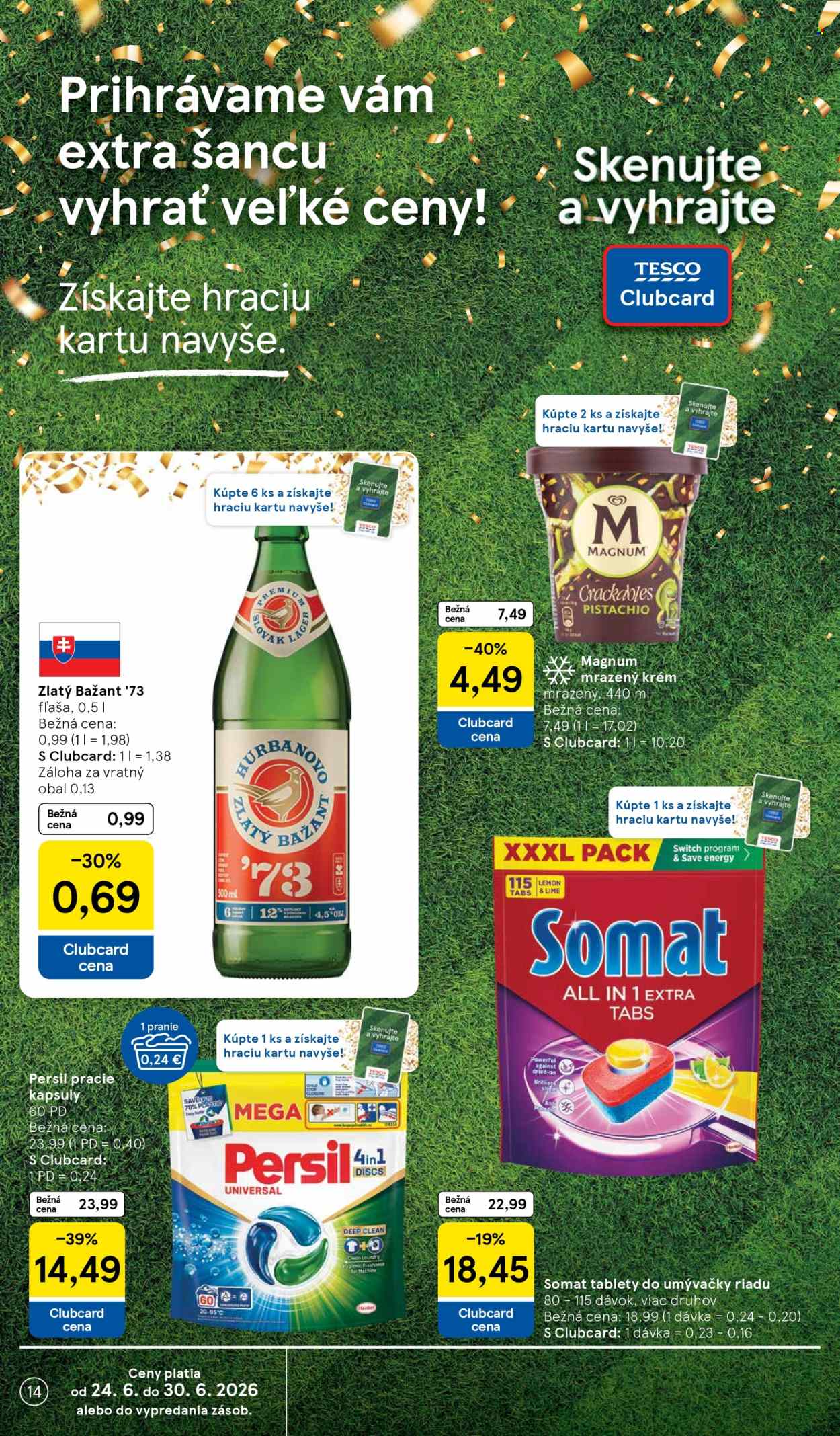 Leták TESCO - 24.6.2026 - 30.6.2026. Strana 14