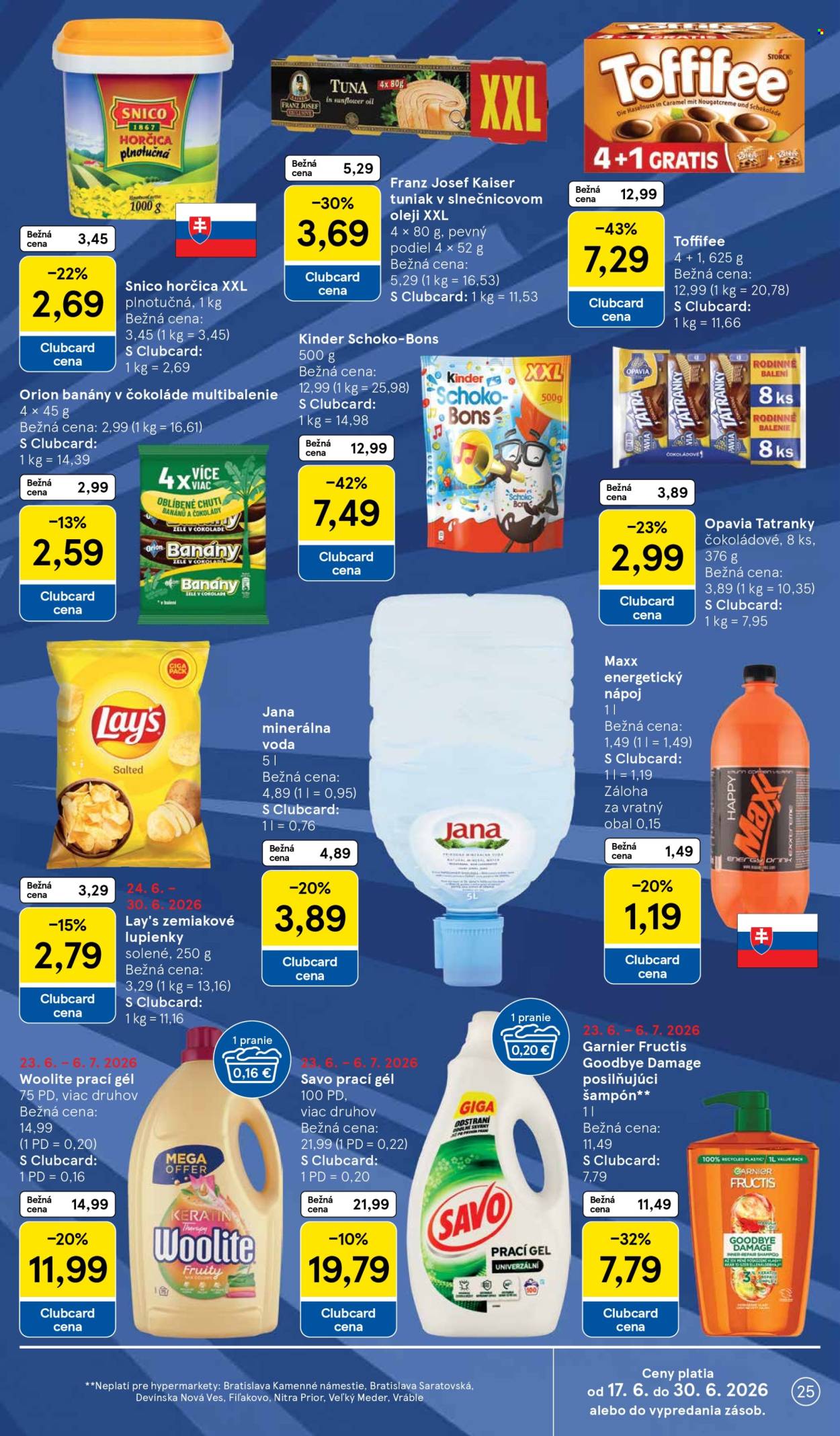Leták TESCO - 24.6.2026 - 30.6.2026. Strana 25