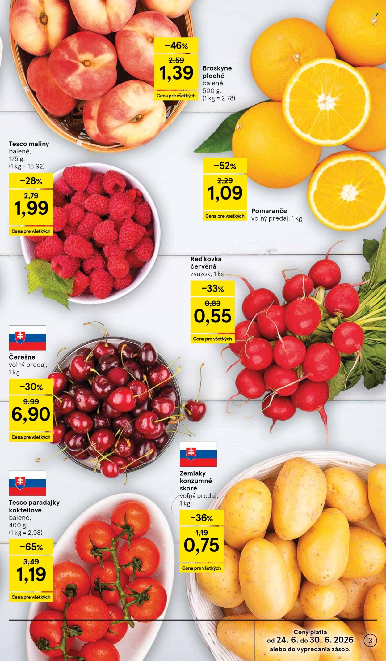 Leták TESCO supermarket - 24.6.2026 - 30.6.2026. Strana 3