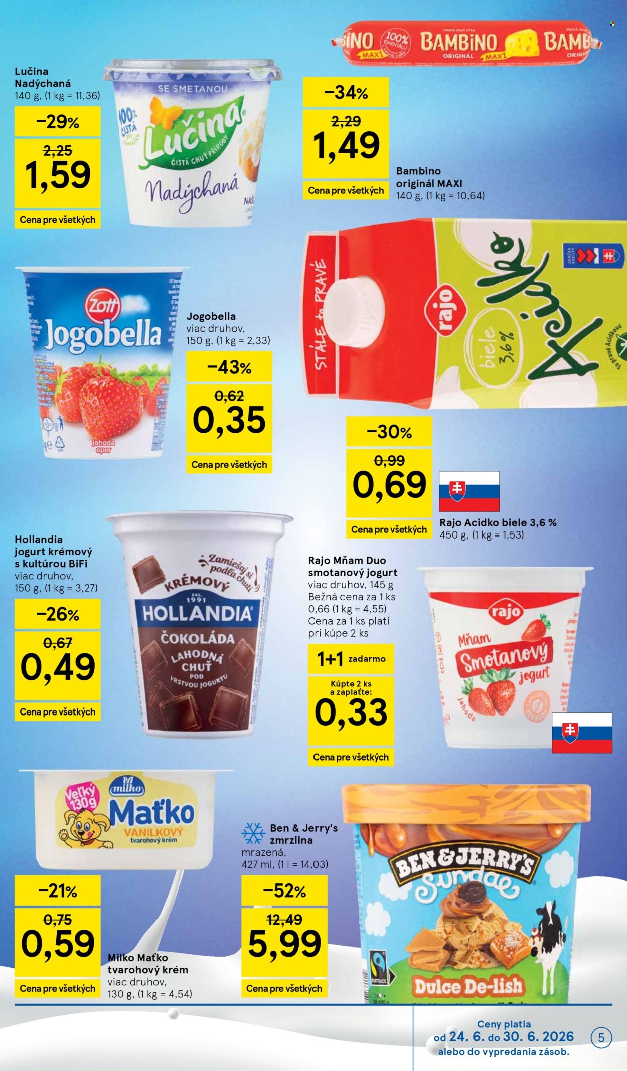 Leták TESCO supermarket - 24.6.2026 - 30.6.2026. Strana 5