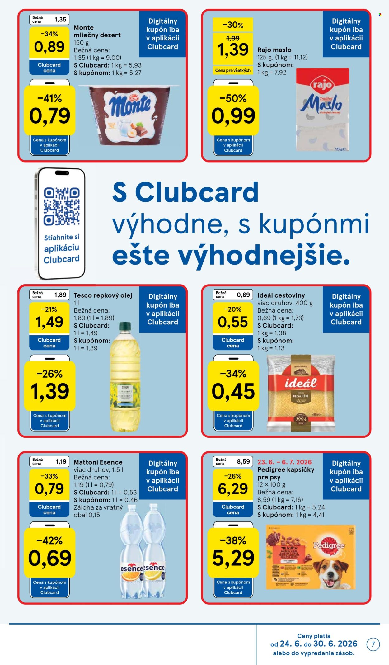 Leták TESCO supermarket - 24.6.2026 - 30.6.2026. Strana 7
