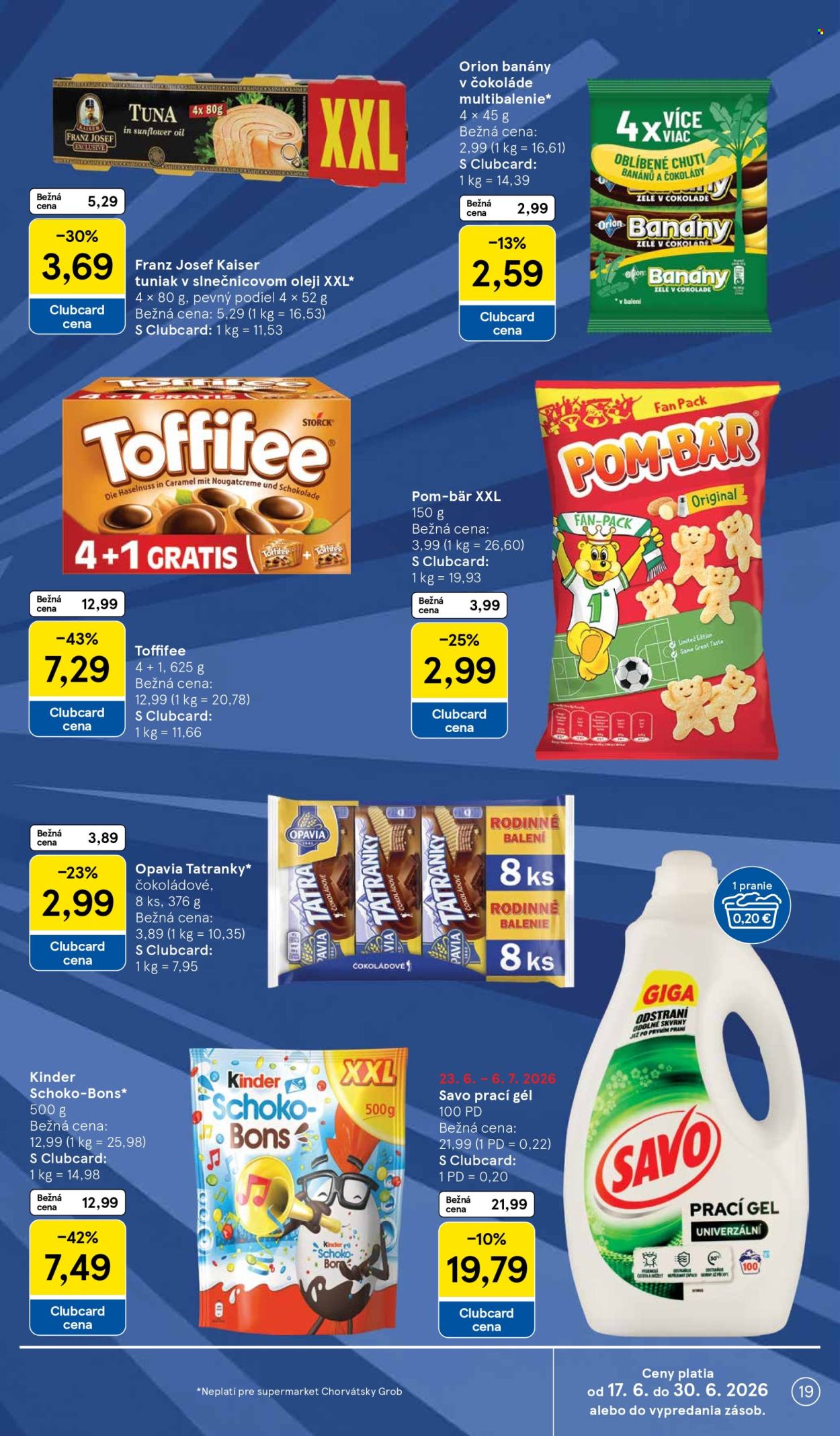 Leták TESCO supermarket - 24.6.2026 - 30.6.2026. Strana 19