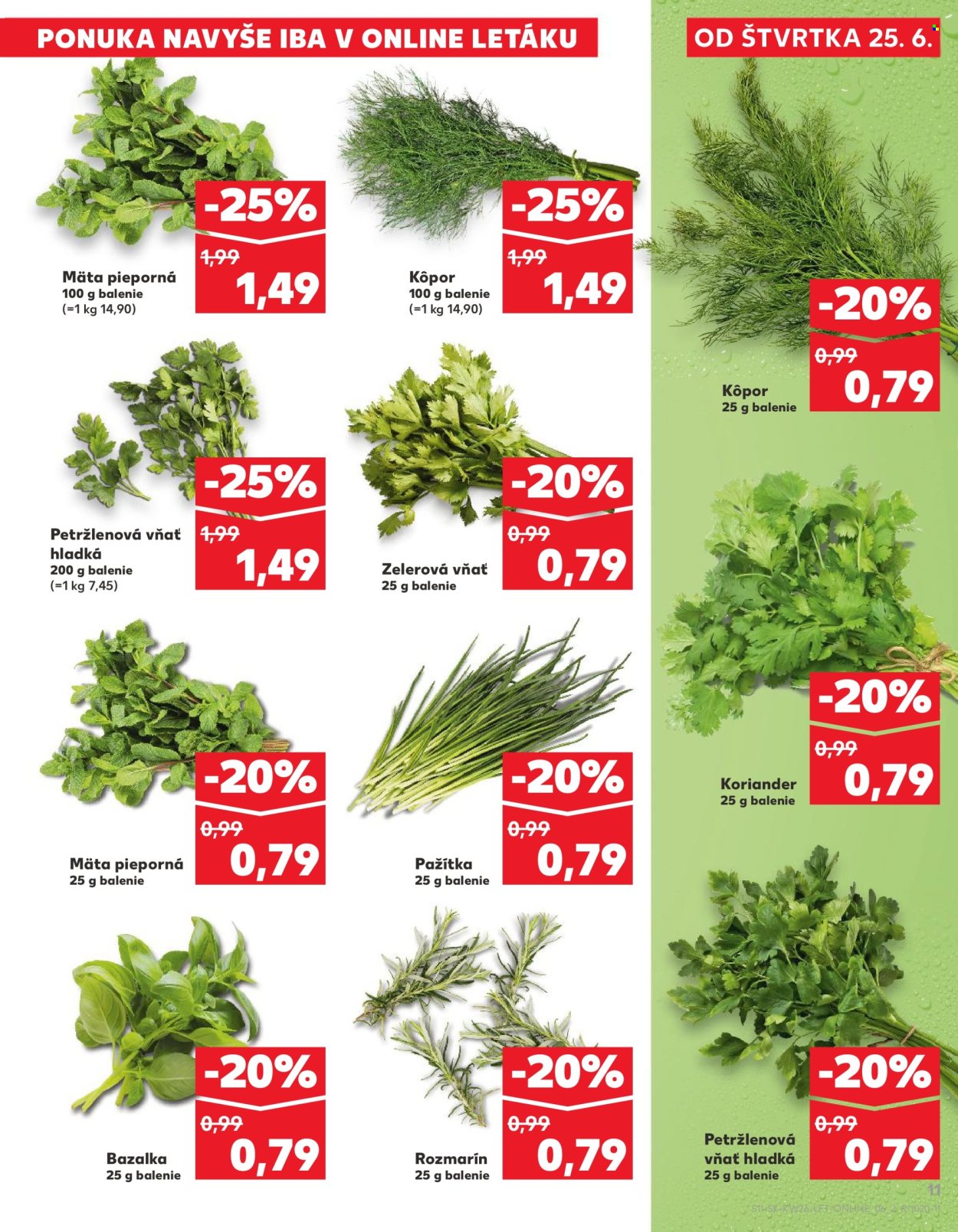 Leták Kaufland - 25.6.2026 - 1.7.2026. Strana 11