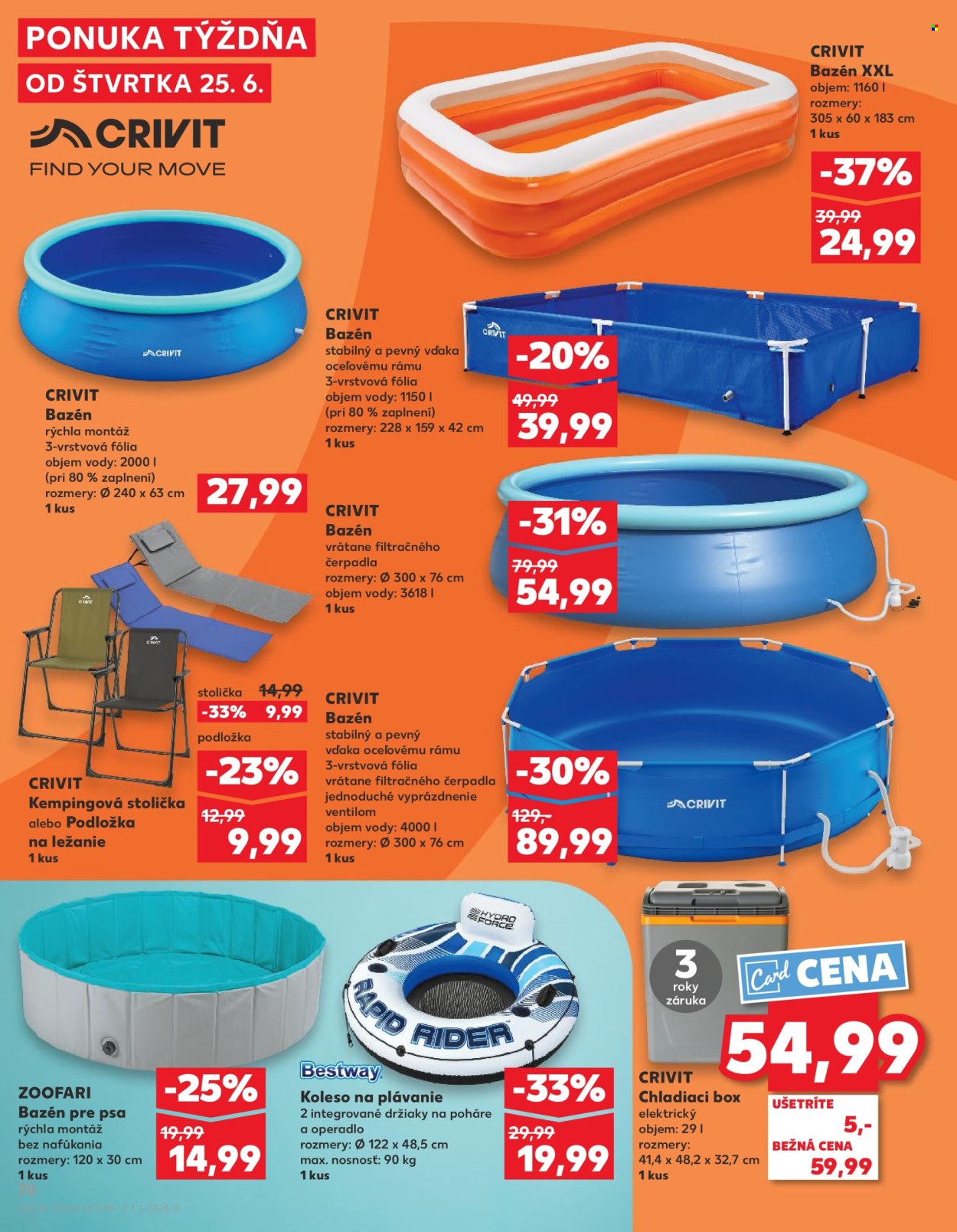 Leták Kaufland - 25.6.2026 - 1.7.2026. Strana 70