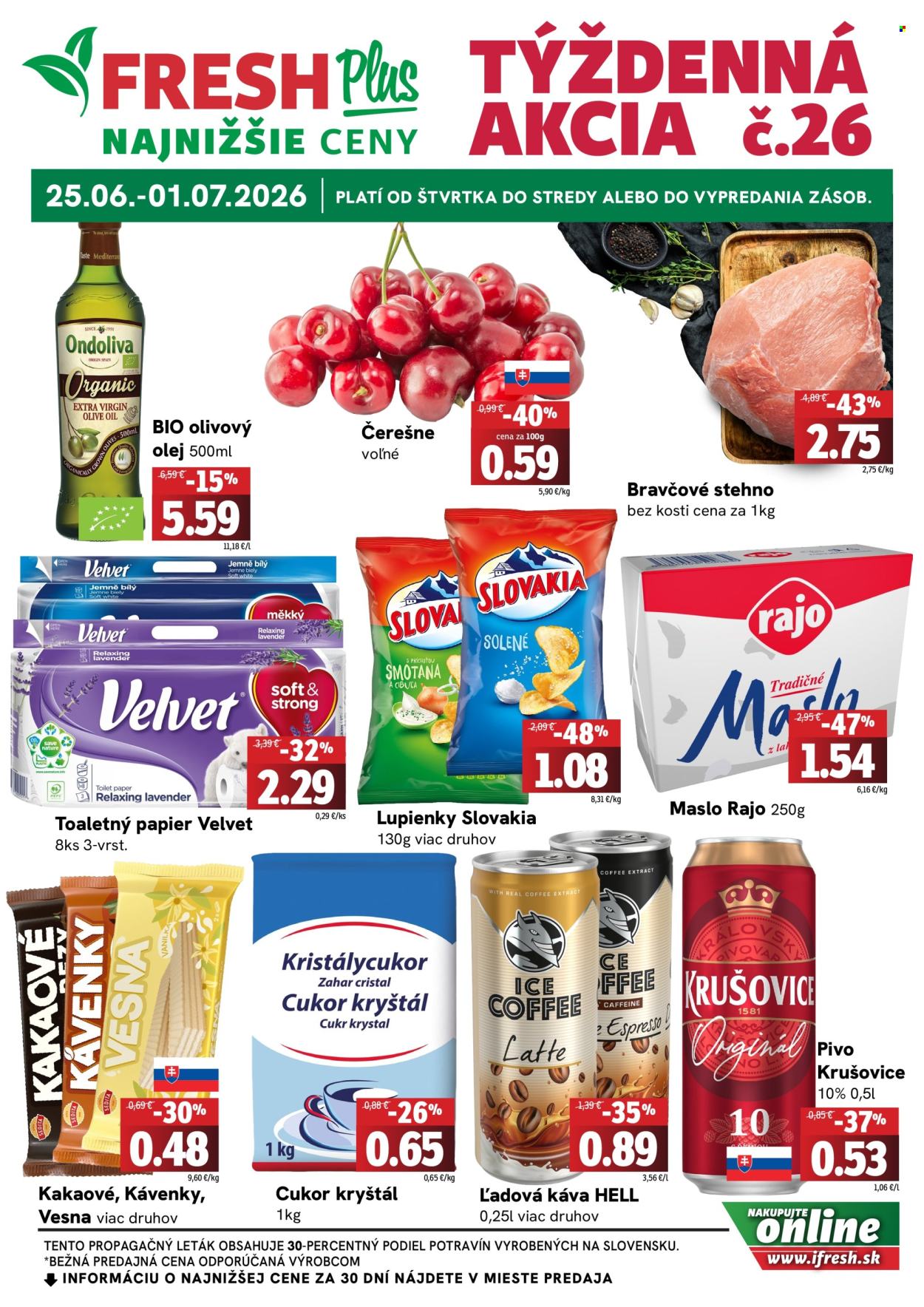 Leták FRESH - 25.6.2026 - 1.7.2026. Strana 1