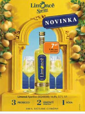 Limoncè Aperitivo (00249099) 14,8%, 0.7 l, 1/1