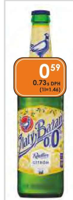 Zlatý Bažant 0,0% Radler Citron