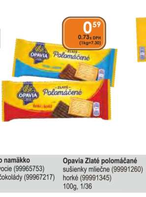 OPAVIA ZLATÉ POLOMÁČANÉ
