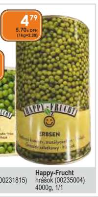 Happy-Frucht hrášok (00235004) 4000g, 1/1