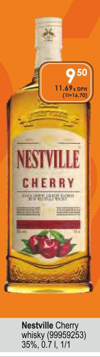 Nestville Cherry whisky (99959253) 35%, 0.7 l, 1/1