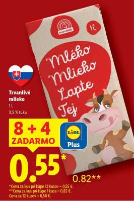 Trvanlivé mlieko