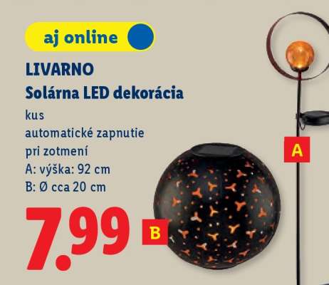 LIVARNO Solárna LED dekorácia