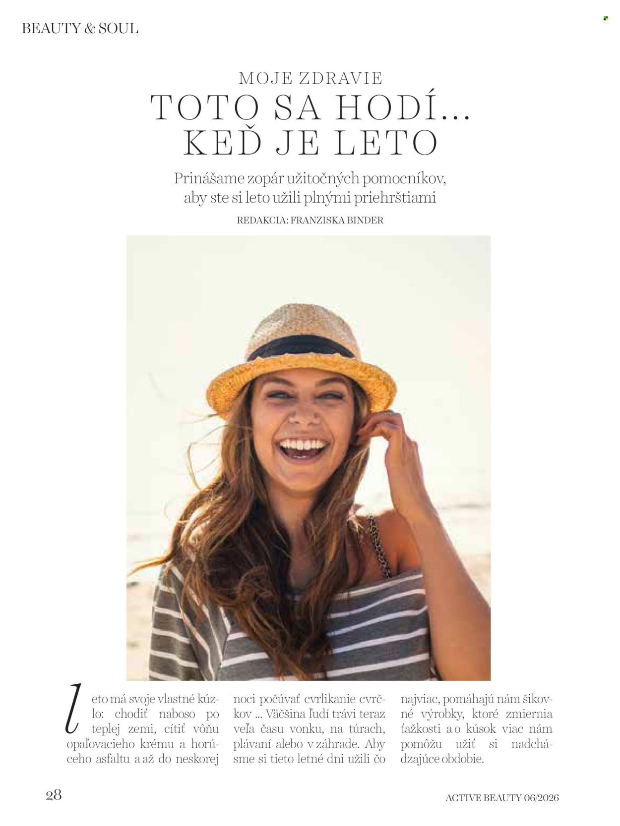 Leták dm drogerie. Strana 28
