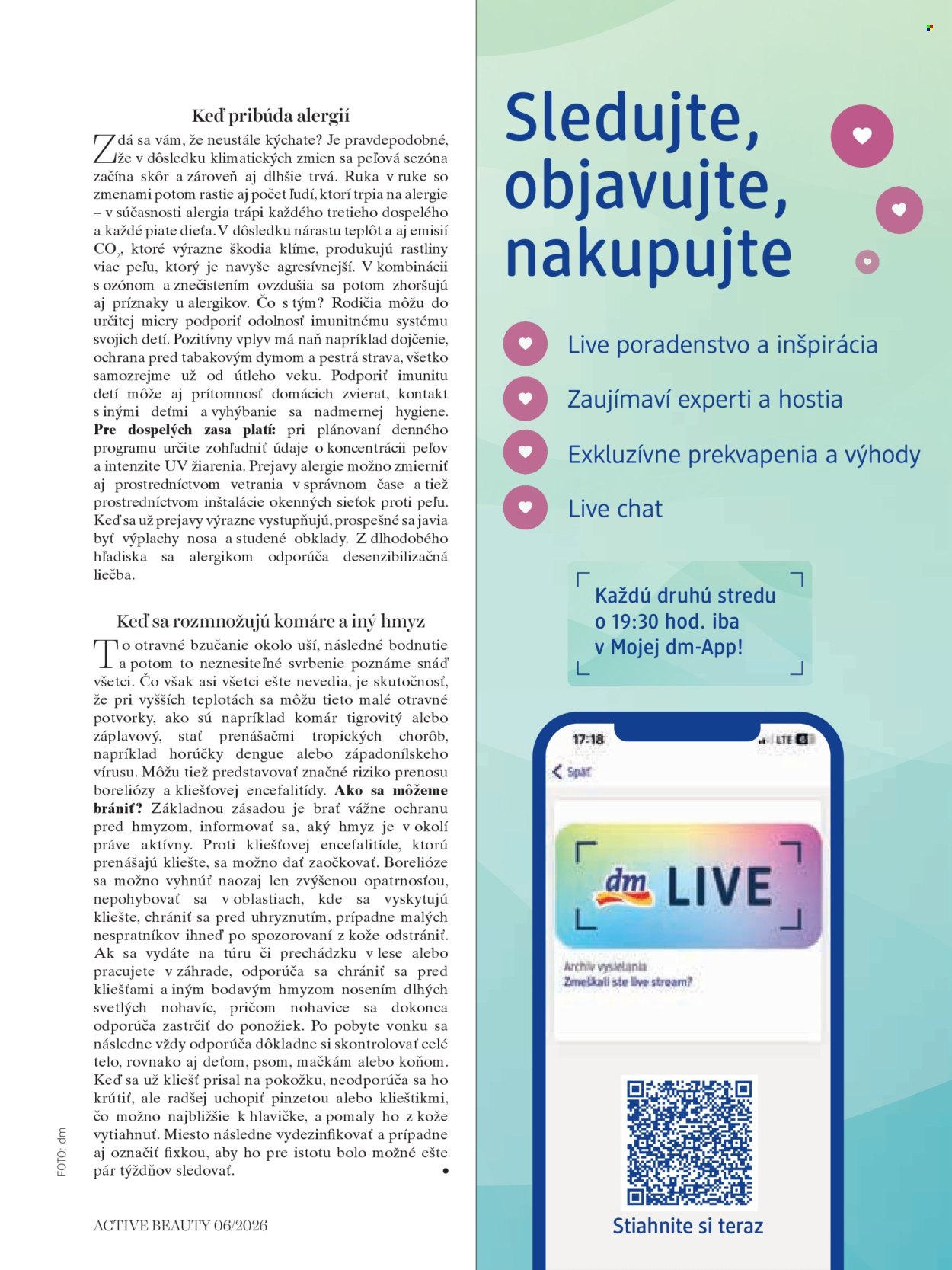 Leták dm drogerie. Strana 57
