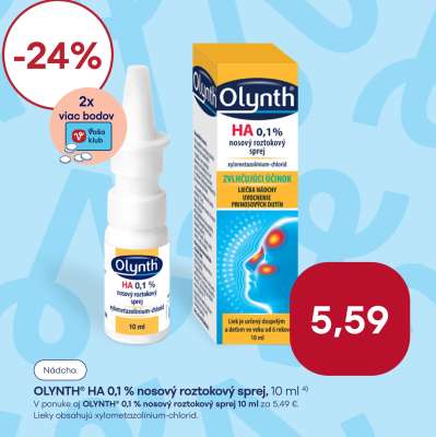 OLYNTH® HA 0,1 % nosový roztokový sprej